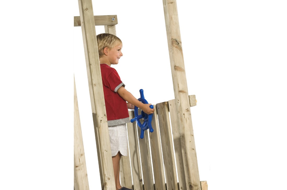 Steering Wheel Boat Blue